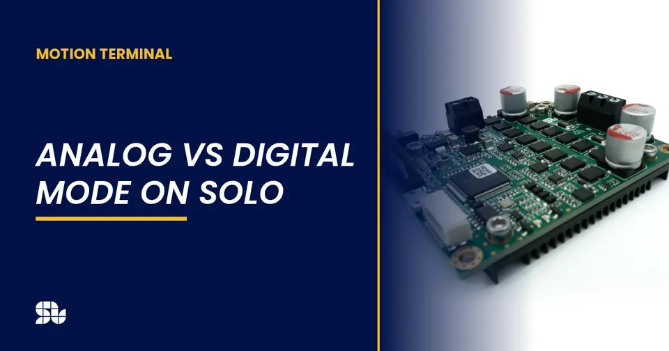 Analog vs Digital Mode on SOLO: When to Use Which