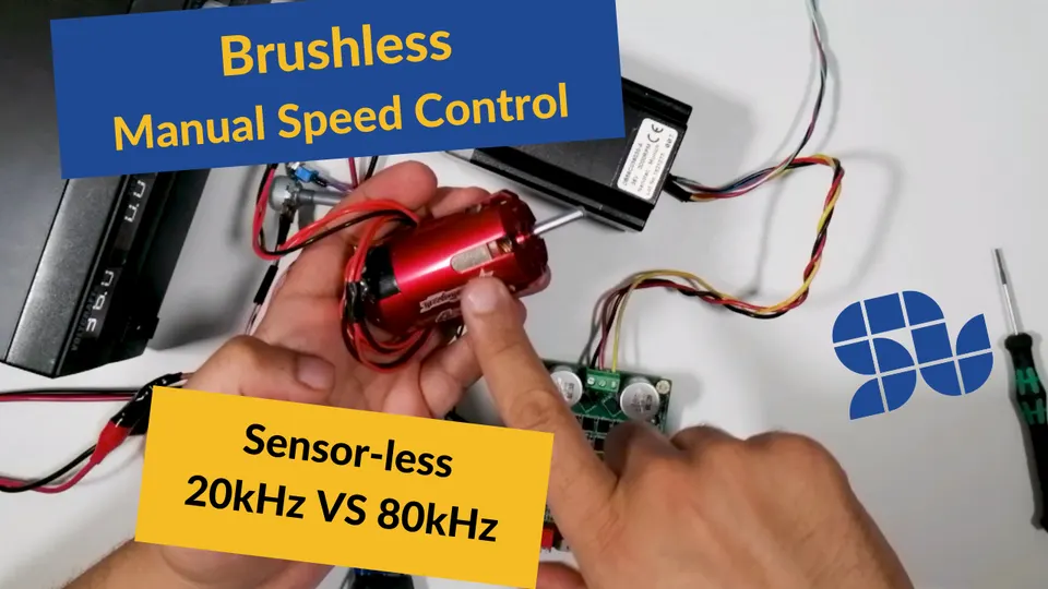How to control the speed of a Brushless motor Manually using SOLO in Closed-loop sensorless mode |FOC|BLDC|Sensorless|Standalone