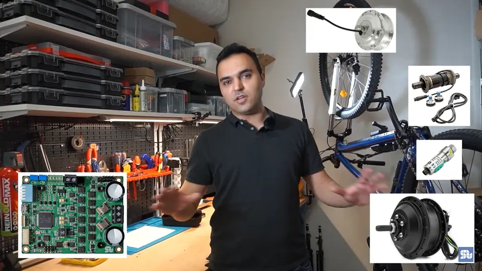 Modules for Conversion of Normal Bike to an E-Bike
