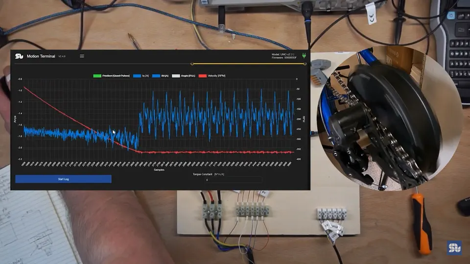 Performance Analysis of Motor During the Lab Test