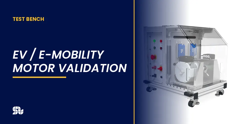 EV / E-Mobility Motor Validation: Test Bench Setup