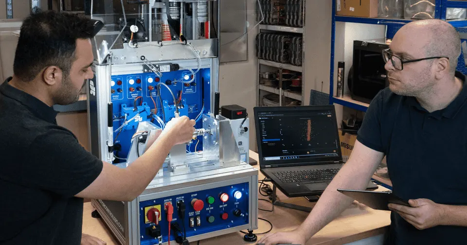 solo motor test bench lab testing setup