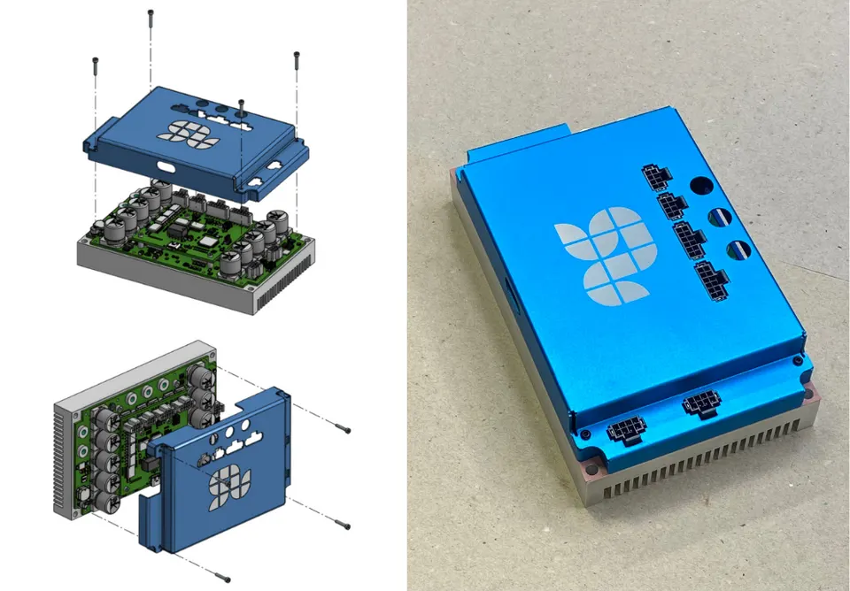 Figure 27. The aluminum cover for the SOLO MEGA