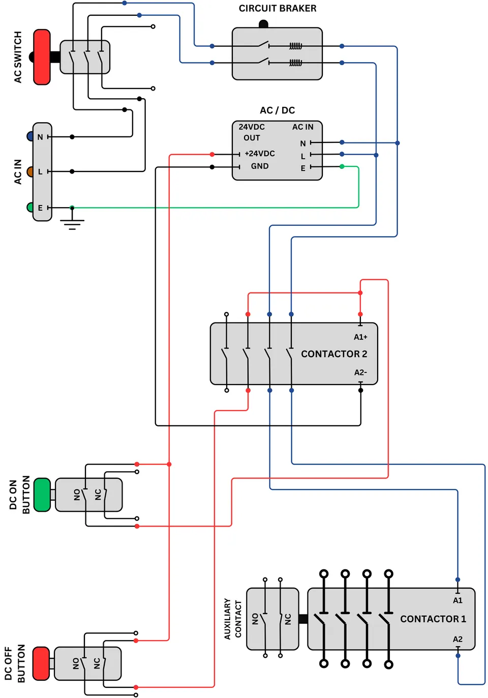 Figure 33. Self-Holding Relay - Deactivating