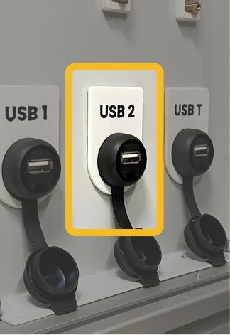 Figure 42. USB industrial panel mount port