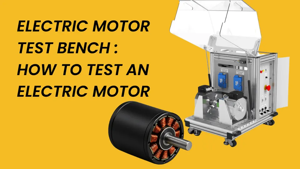 how to test an electric motor with test bench article cover
